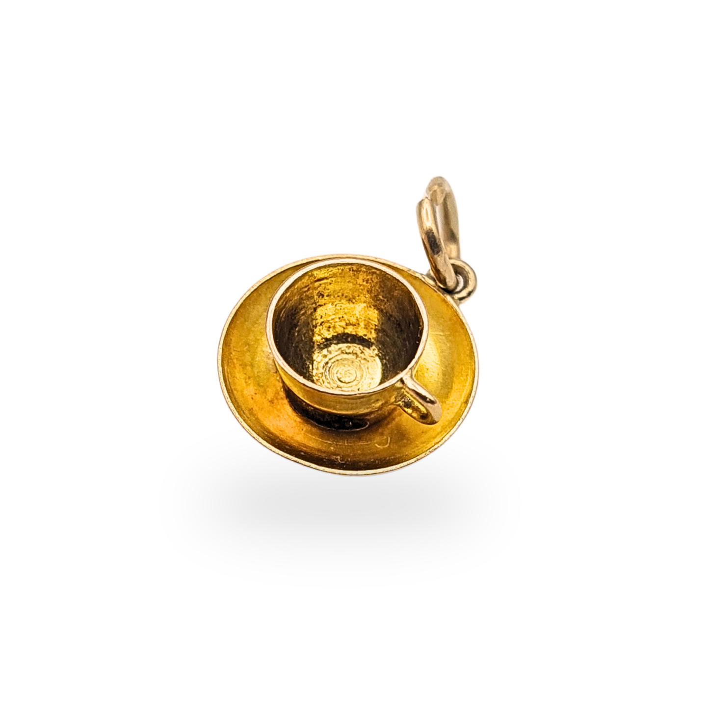 Tiny 9ct Gold Teacup Charm