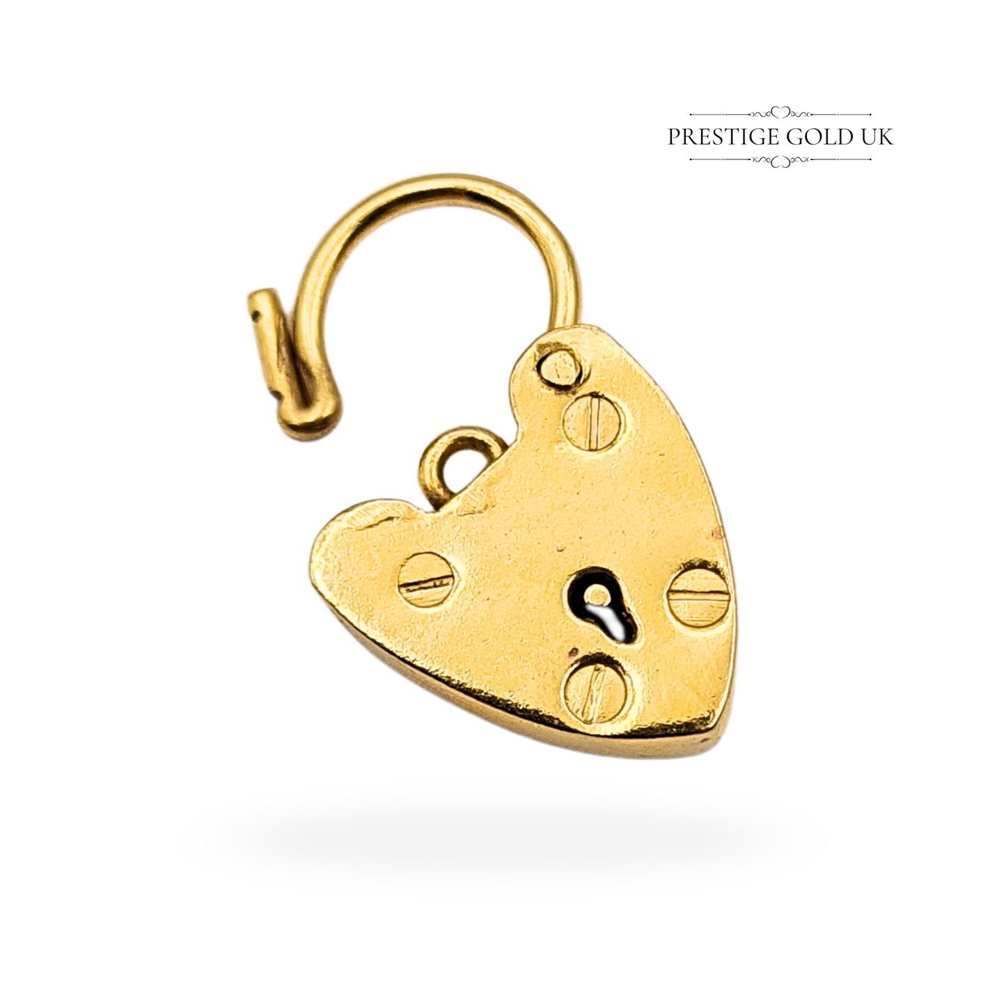 9ct Gold Heart Padlock Clasp Crafted By Georg Jensen London 1977