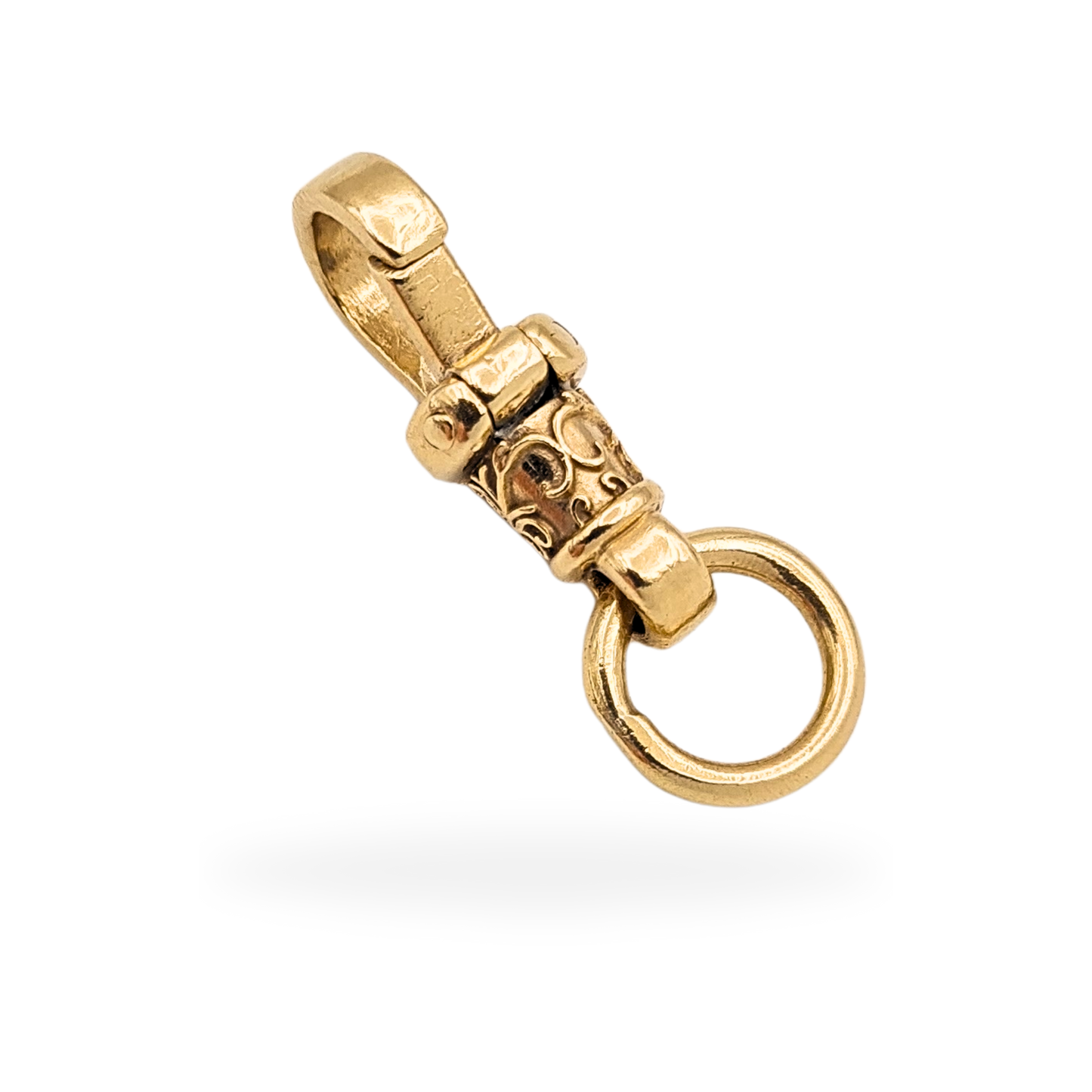 9ct Huge Gold Ornate Albert Dog Clip, Fully Hallmarked, 22mm