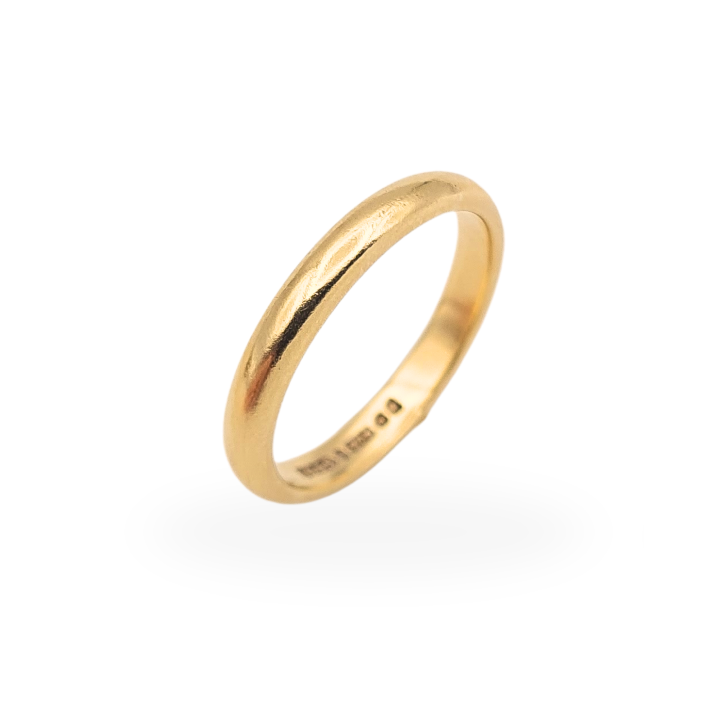 9ct Gold Wedding Band Ring Birmingham 1955 UK N1/2 US 7