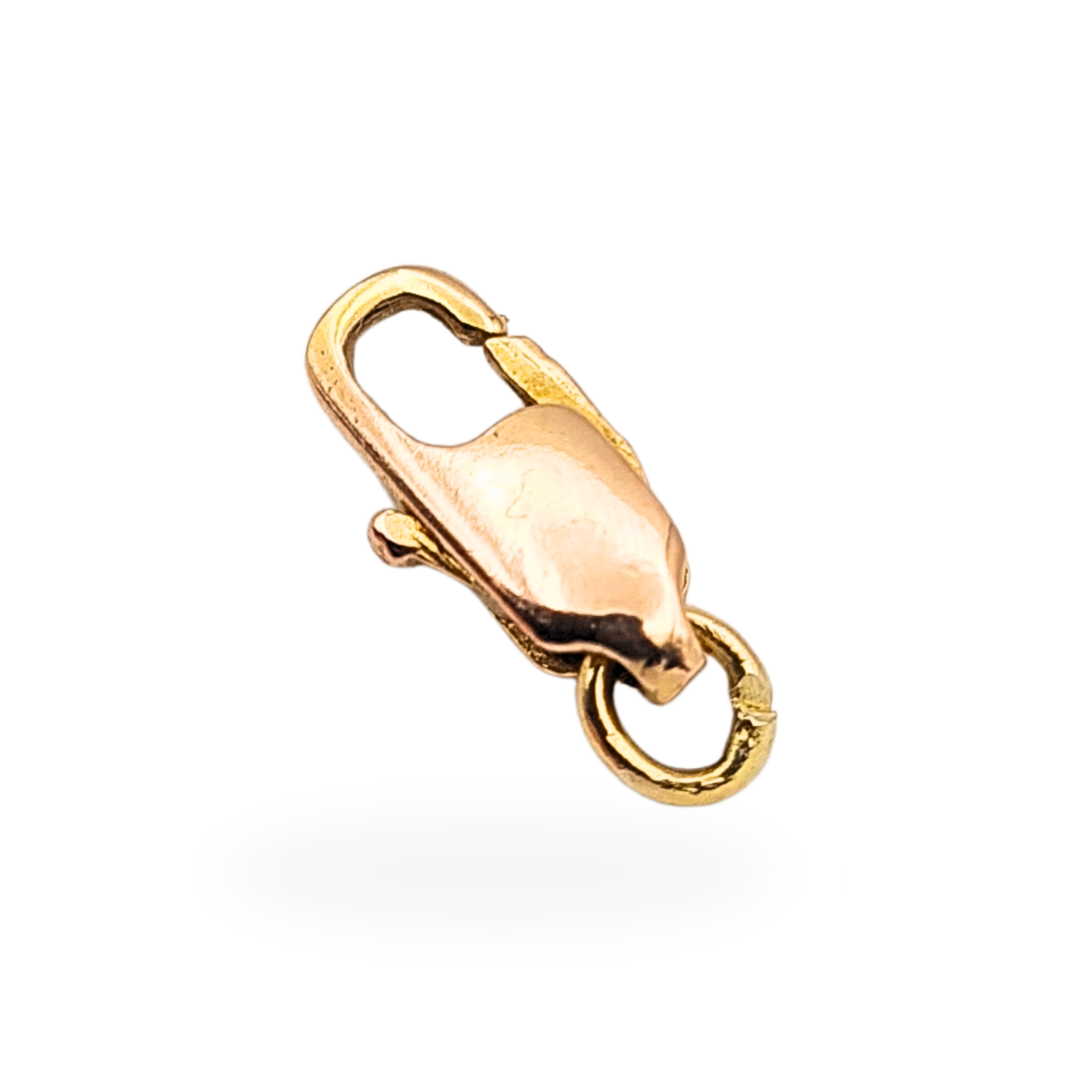 9ct Rose Gold Lobster Clasp, 10mm, Chain Fastener Finding