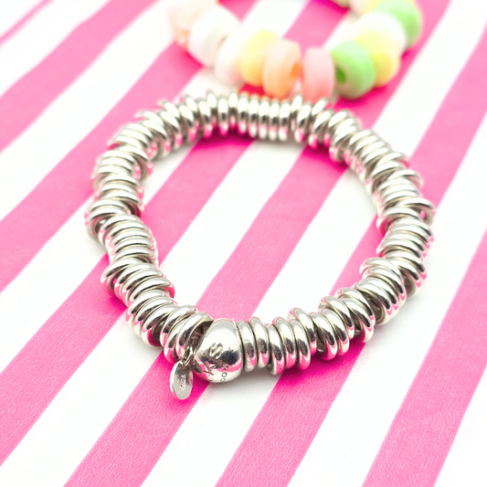 5 1/2" Refurbished Links of London Authentic Sweetie Bracelet,  14cm Long