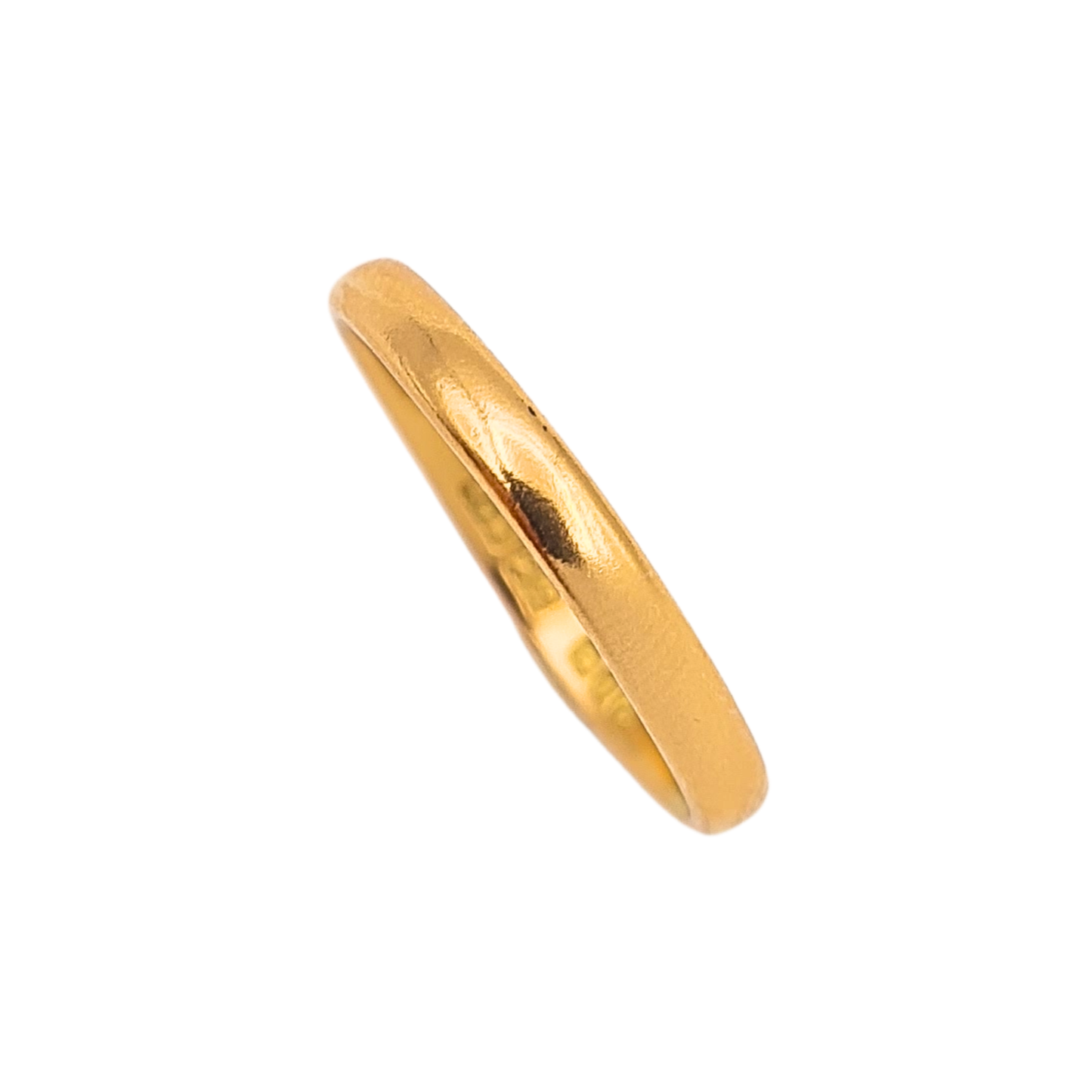 22ct Gold Irish Wedding Band Dublin 1944 UK L 1/2 US 6