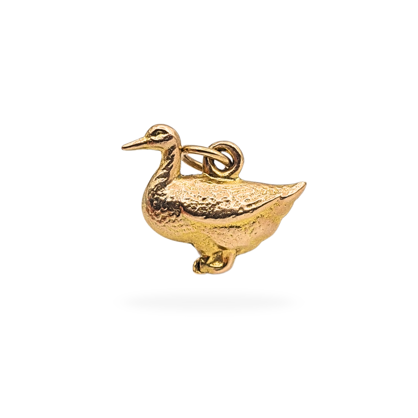 9ct Gold Duck Charm, Puffy Hollow