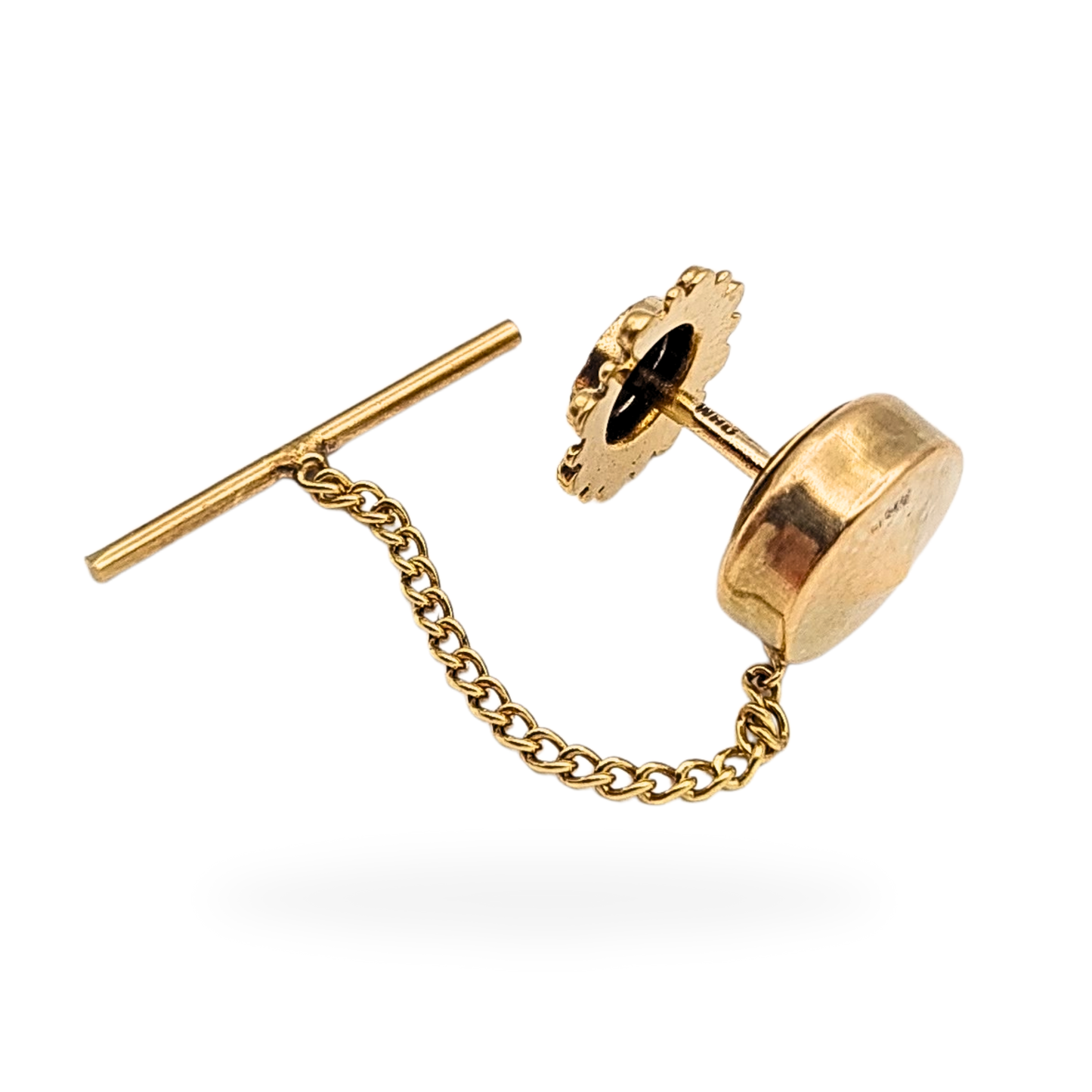 9ct Gold Gents Tie Pin,  Hallmarked, Ornate Design