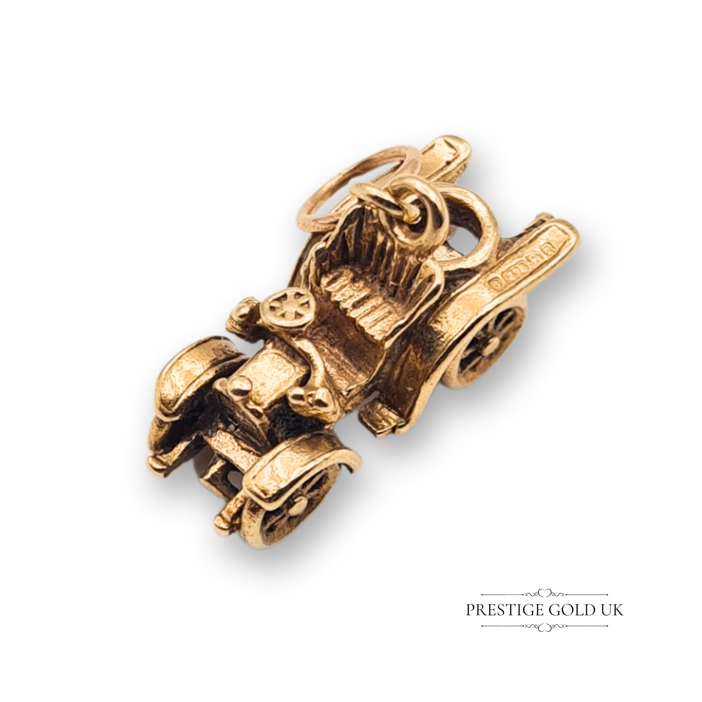 9ct Gold Vintage Car Charm 1965 Birmingham Hallmarked