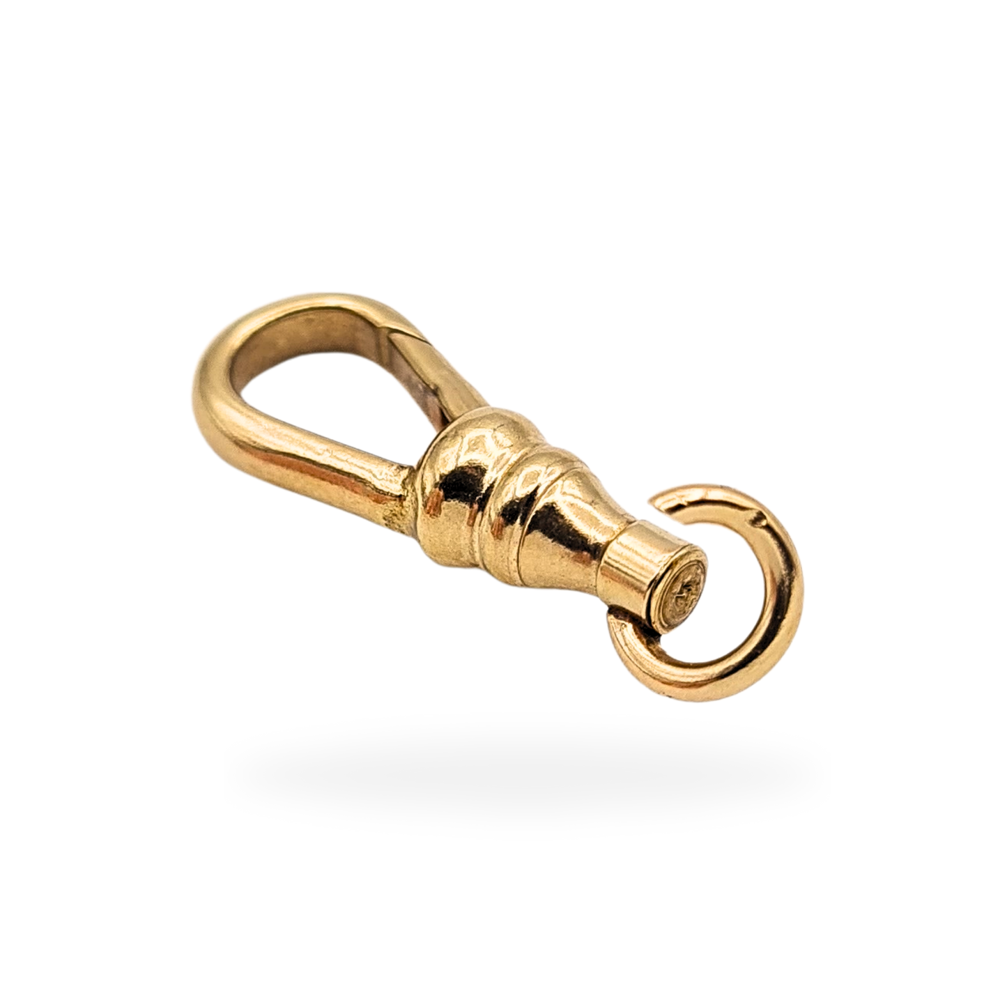 9ct Yellow Gold Albert Dog Clip, Antique, Stamped 9ct