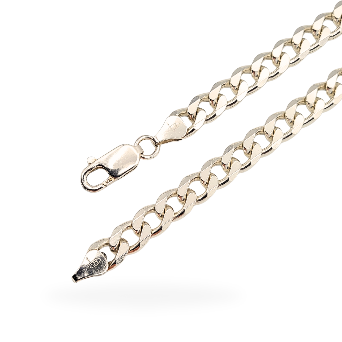 18" Silver Curb Chain Necklace,  Hallmarked 925, 0ver 40g