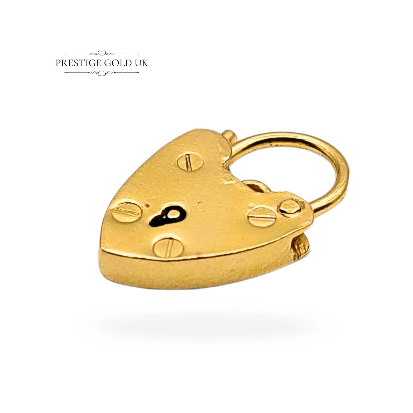 9ct Gold Heart Padlock Clasp Crafted By Georg Jensen London 1977