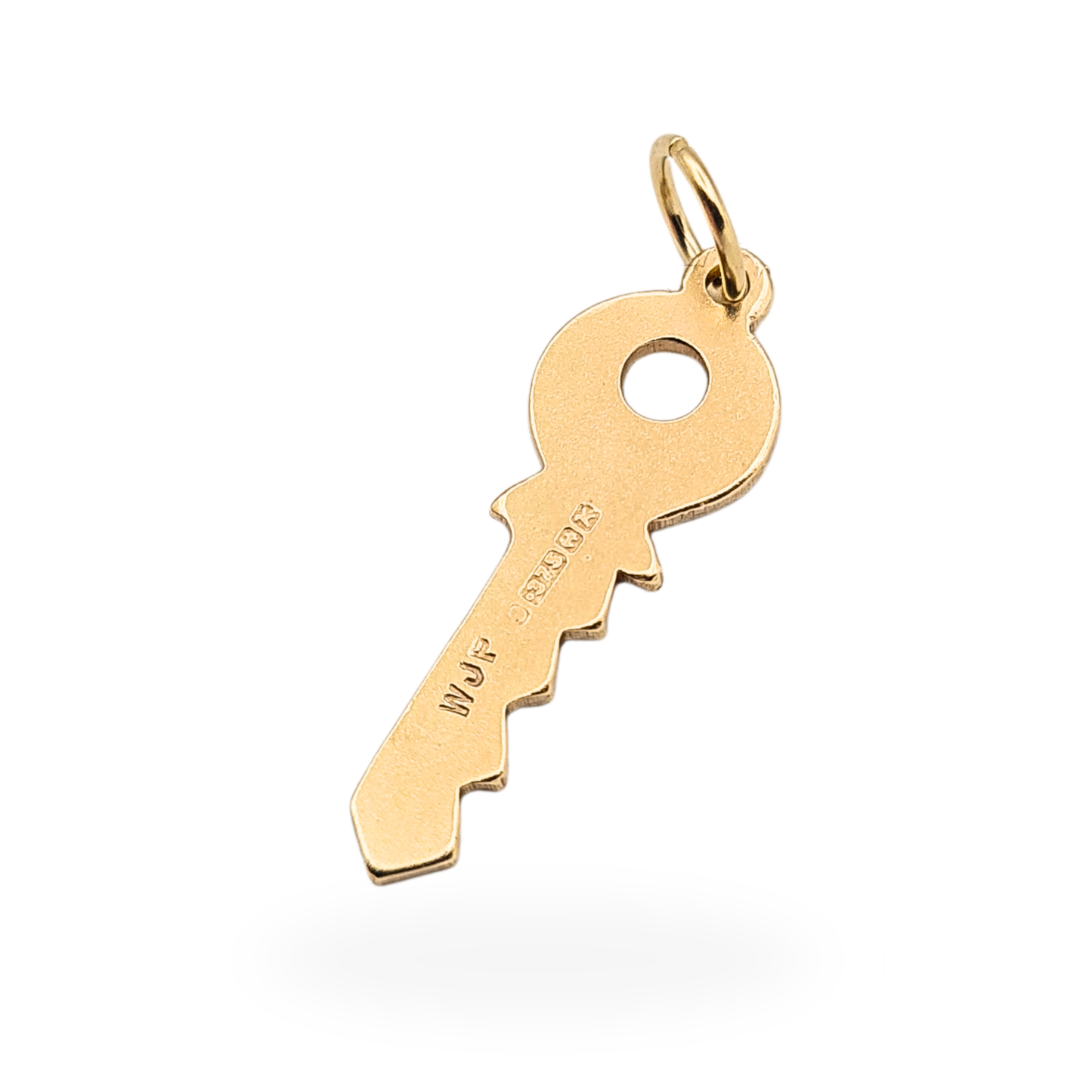 Small 9k Gold Yale Key Charm Birmingham 1984 Fully Hallmarked
