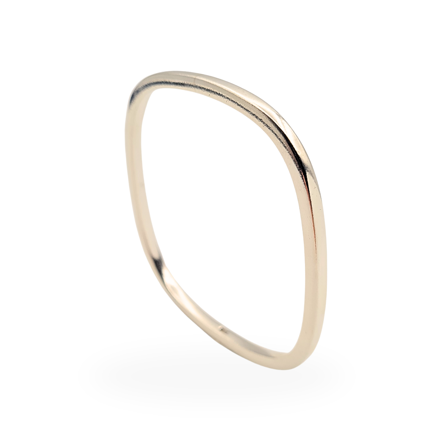 Heavy Solid 925 Sterling Silver Square Bangle 7.5" 19.5cm