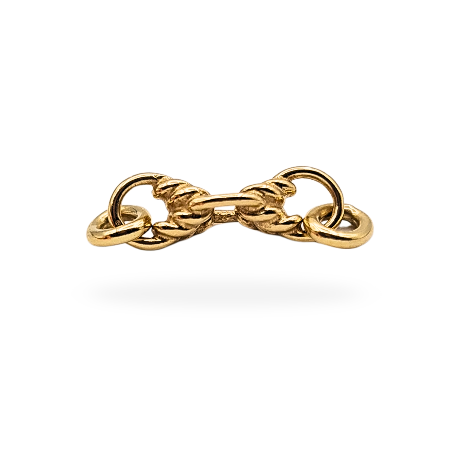 Tiny 9ct Gold Ornate Extender Link,  Fancy Connector