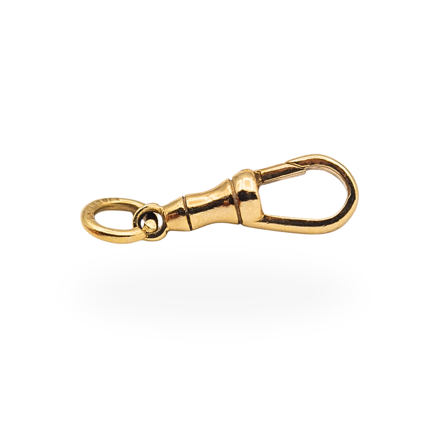 9ct Yellow Gold Albert Chain Dog Clip 26mm Spring Clasp Fixed