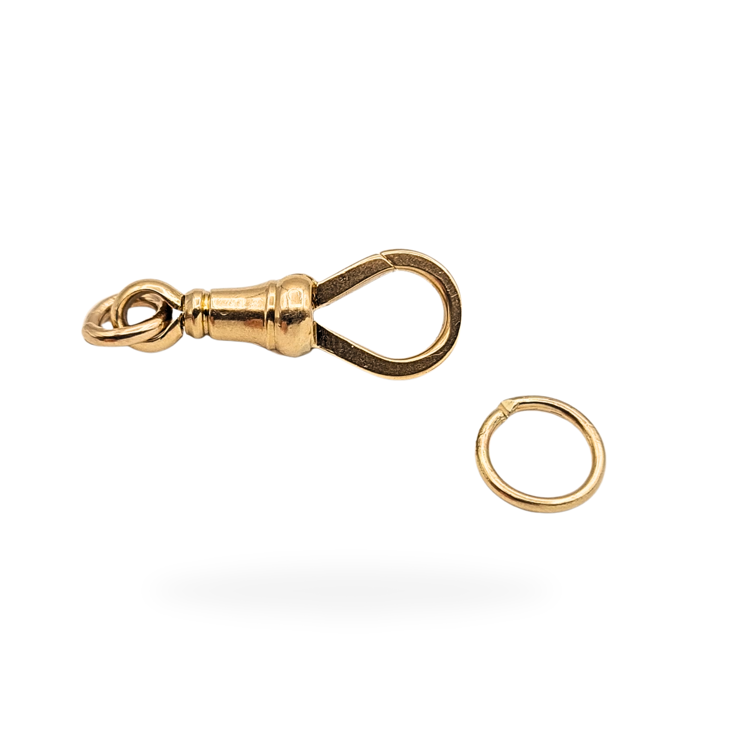 9ct Gold Albert Chain Dog Clip 25mm Vintage
