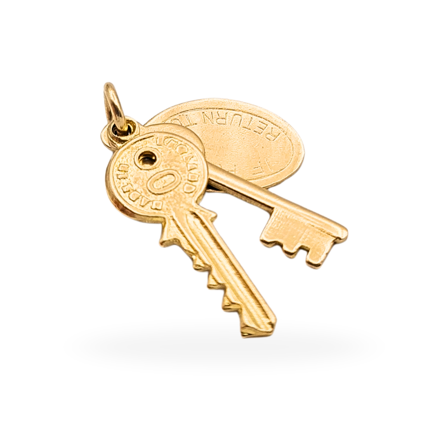 9ct Gold Keys Charm, Birmingham 1960, New Home Gift