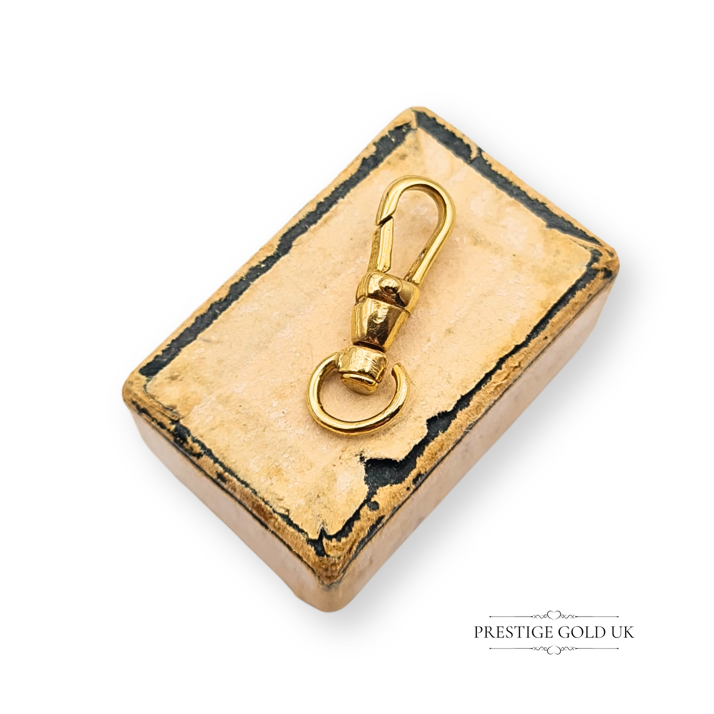 Small 9ct Gold Swivel Dog Clip Clasp, Tiny Secure Fastener Jewellery Clasp