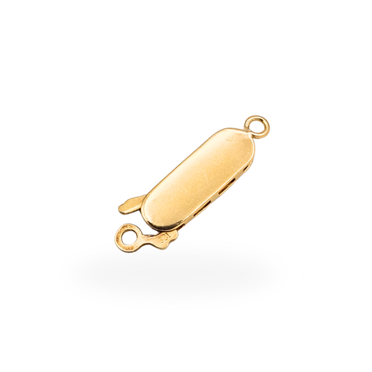 Vintage 9ct yellow gold fish hook clasp fully British hallmarked 1968 for necklace or bracelet repair