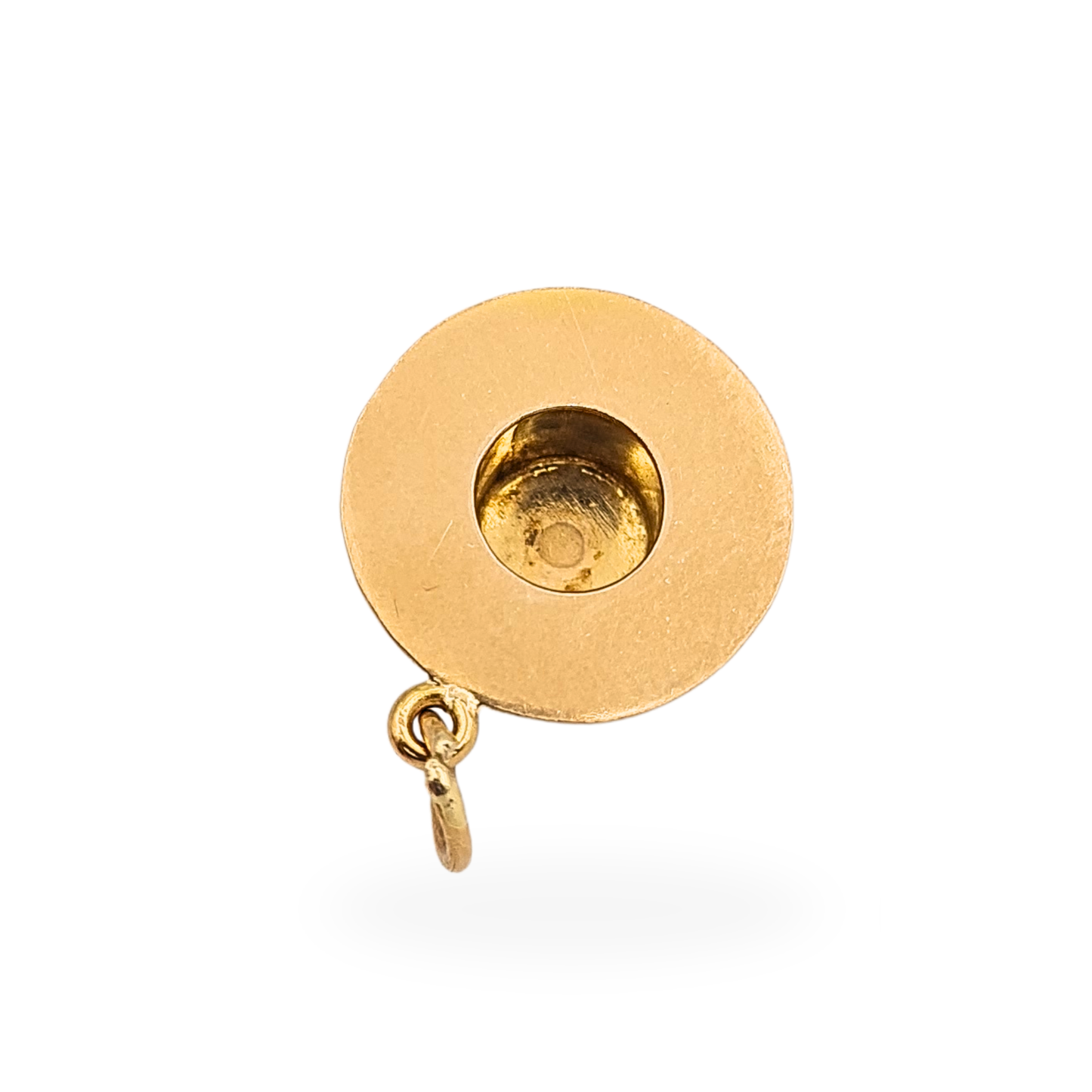 9ct Gold Boater Hat Charm Pendant, Novelty Hat