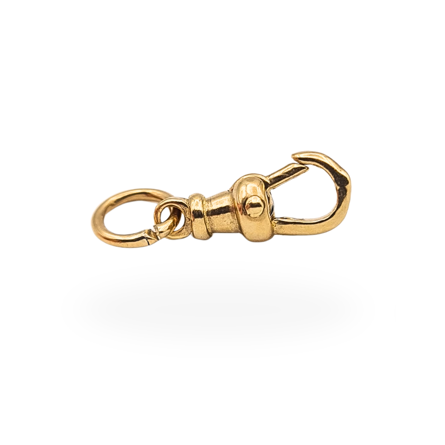Tiny 9ct Gold Albert Chain Dog Clasp 18mm Clip Jump Ring