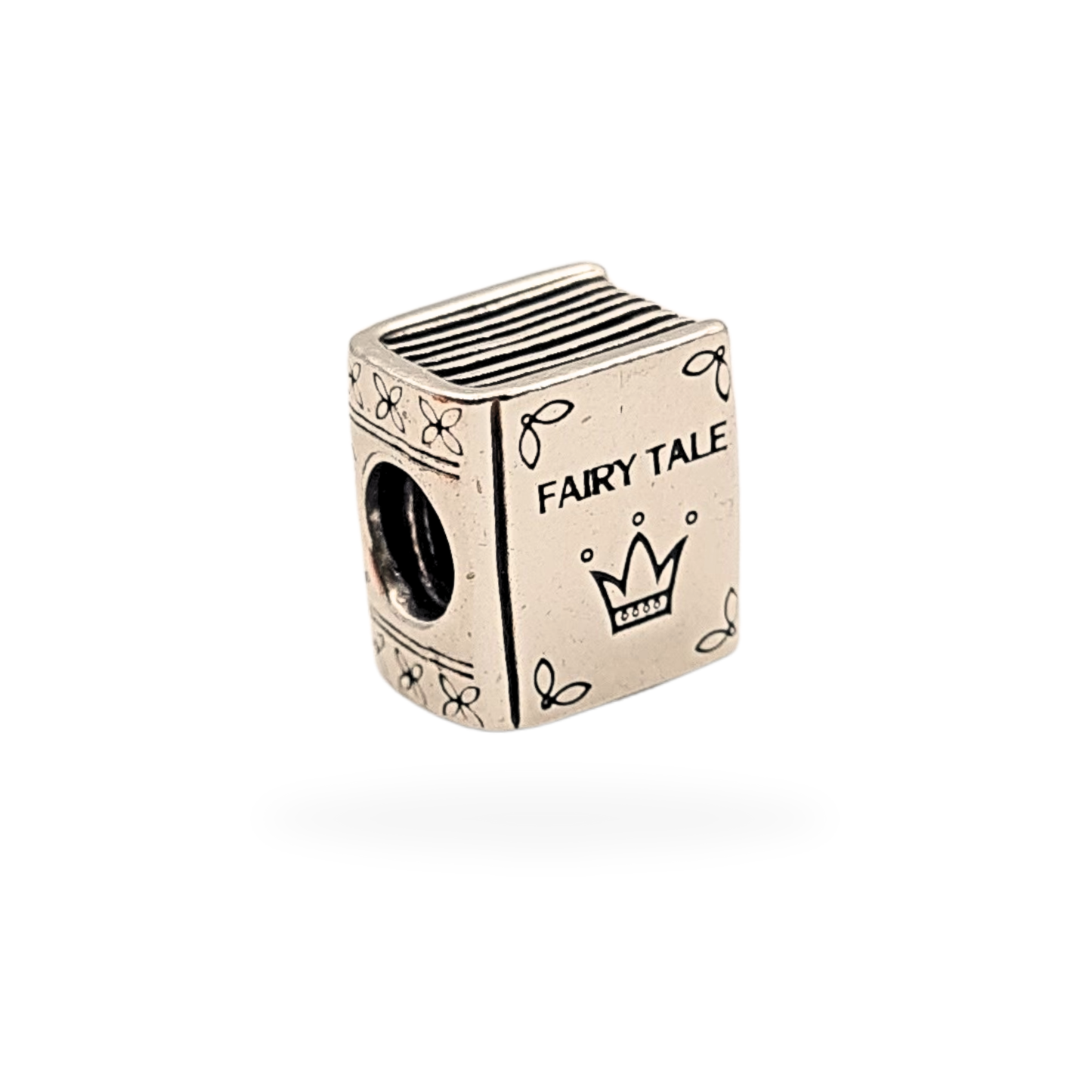 Pandora Silver Fairy Tale Book Charm, Retired, 925 ALE