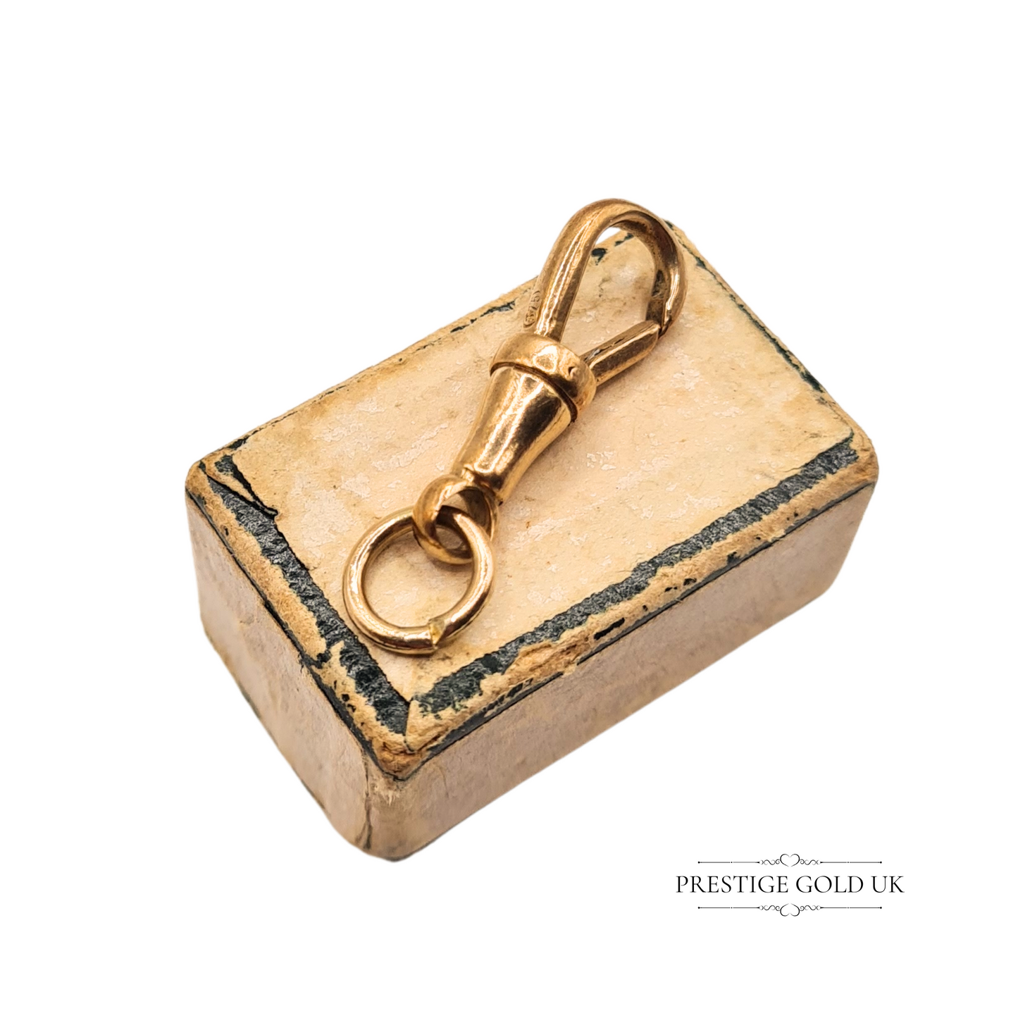 Large 9ct Rose Gold Dog Clip Clasp, Solid Secure Fastener