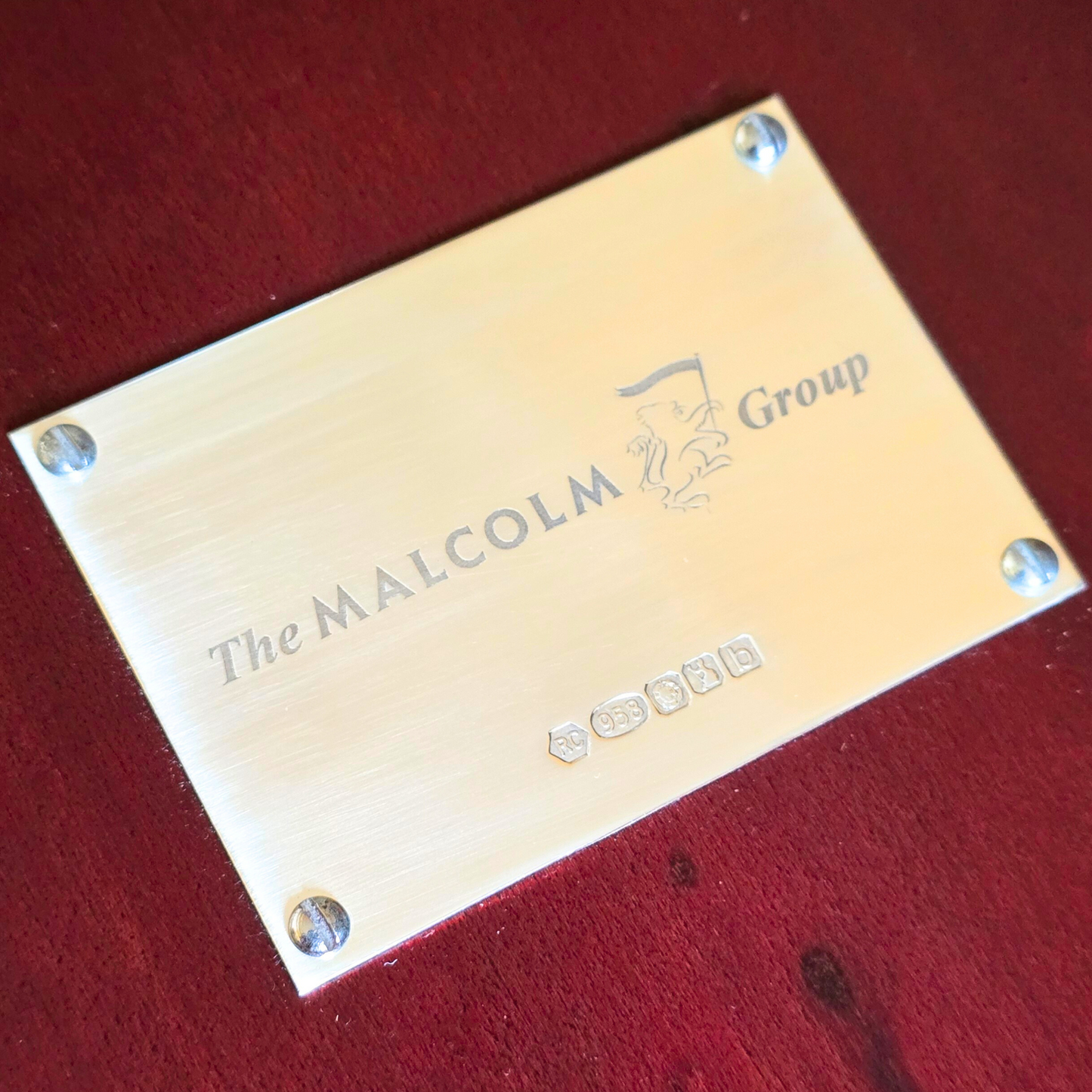 Britannia Silver Flutes Carrs Sheffield 2001 12" ( 30 cm) Boxed Wedding Gift