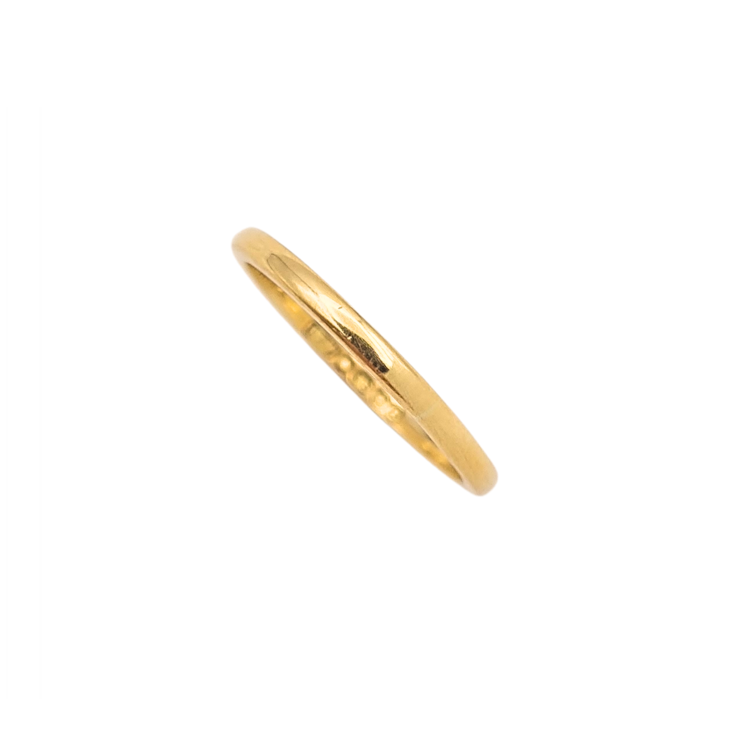 18ct Gold Wedding Band Ring Birmingham 1979 Hallmark UK K US 5.25