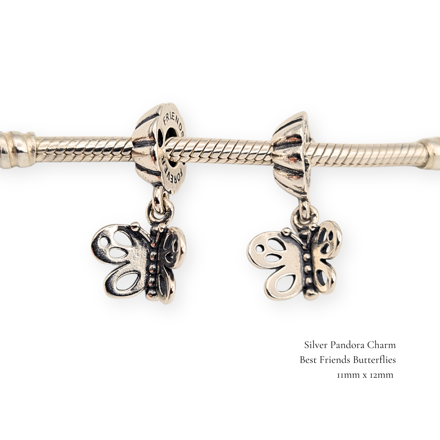 Pandora Best Friends Forever Butterfly Charms 790531 S925 ALE