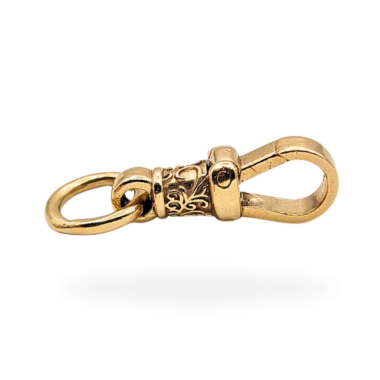 9ct Huge Gold Ornate Albert Dog Clip, Fully Hallmarked, 22mm