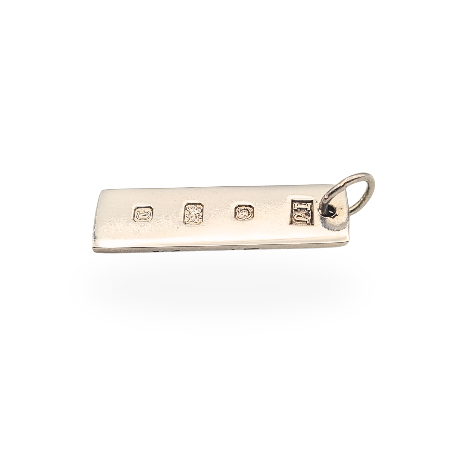 Tiny 925 Silver Ingot Pendant Sheffield 1978 Hallmark Small Silver Bar