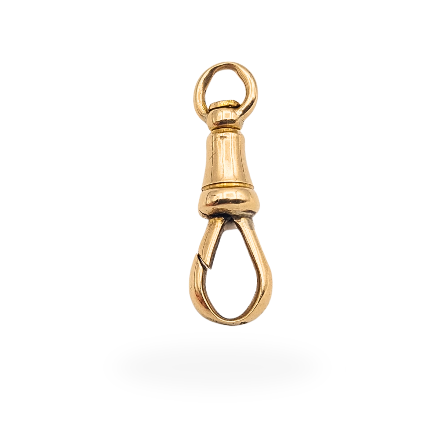 Antique 9ct Gold Albert Chain Dog Clip 375 Stamped Yellow Gold