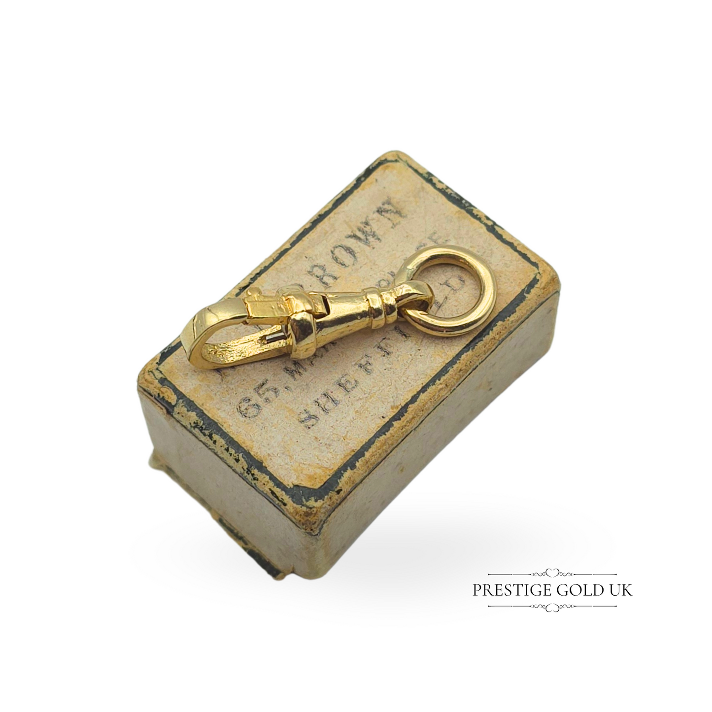 9ct Gold Dog Clip, Fully Hallmarked Birmingham, 25mm Long
