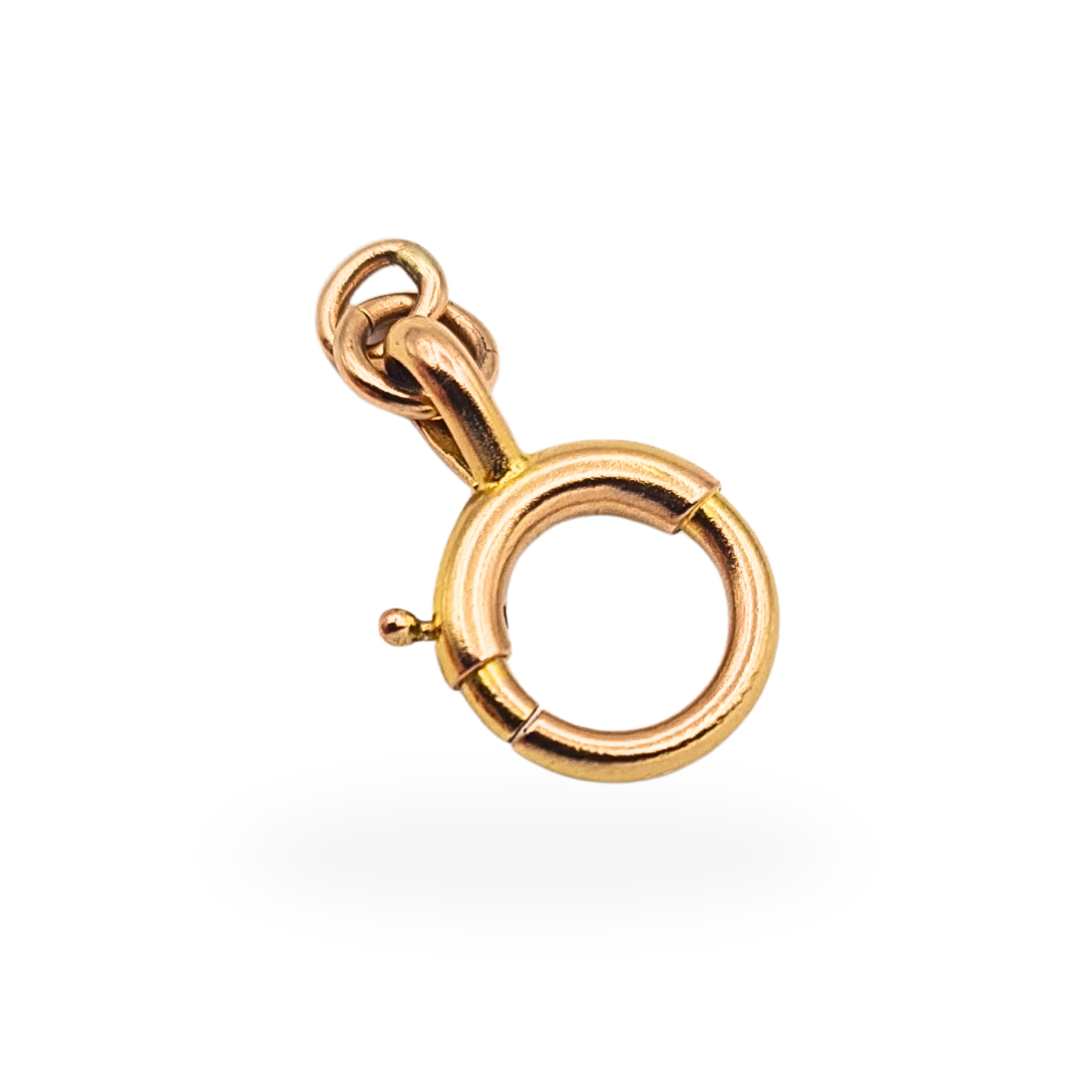 9ct Gold Vintage Bolt Ring Clasp Large Gold Fastener 8.5mm