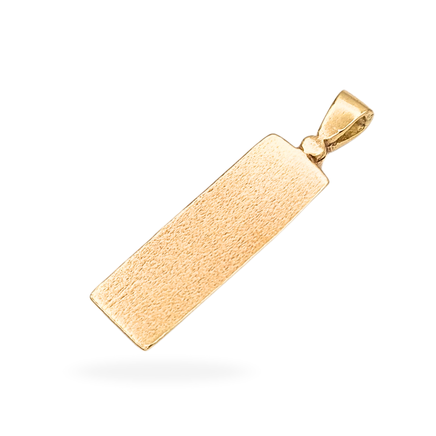 9ct Gold Ingot Pendant, 4.15g, Birmingham 1984, Fully Hallmarked