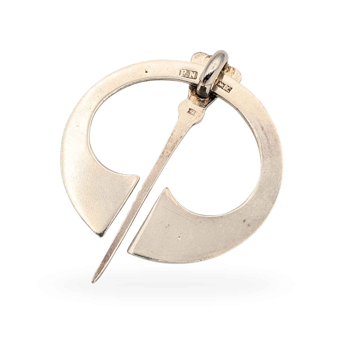 Scottish Silver Celtic Kilt Pin, F Narborough, Birmingham 1960, Hallmarked