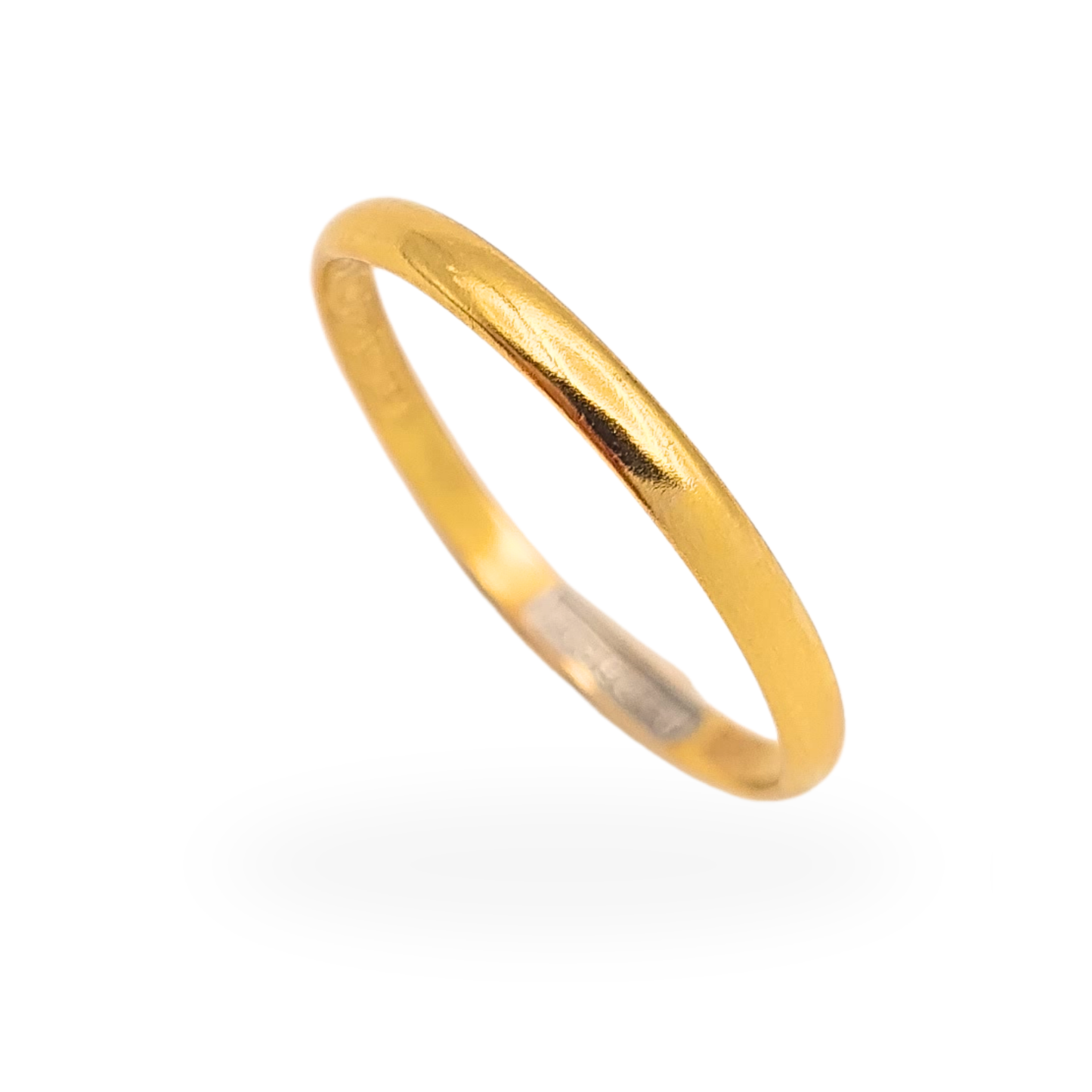 22ct Gold Vintage Wedding Band Ring 1939 UK O US 7 1/4