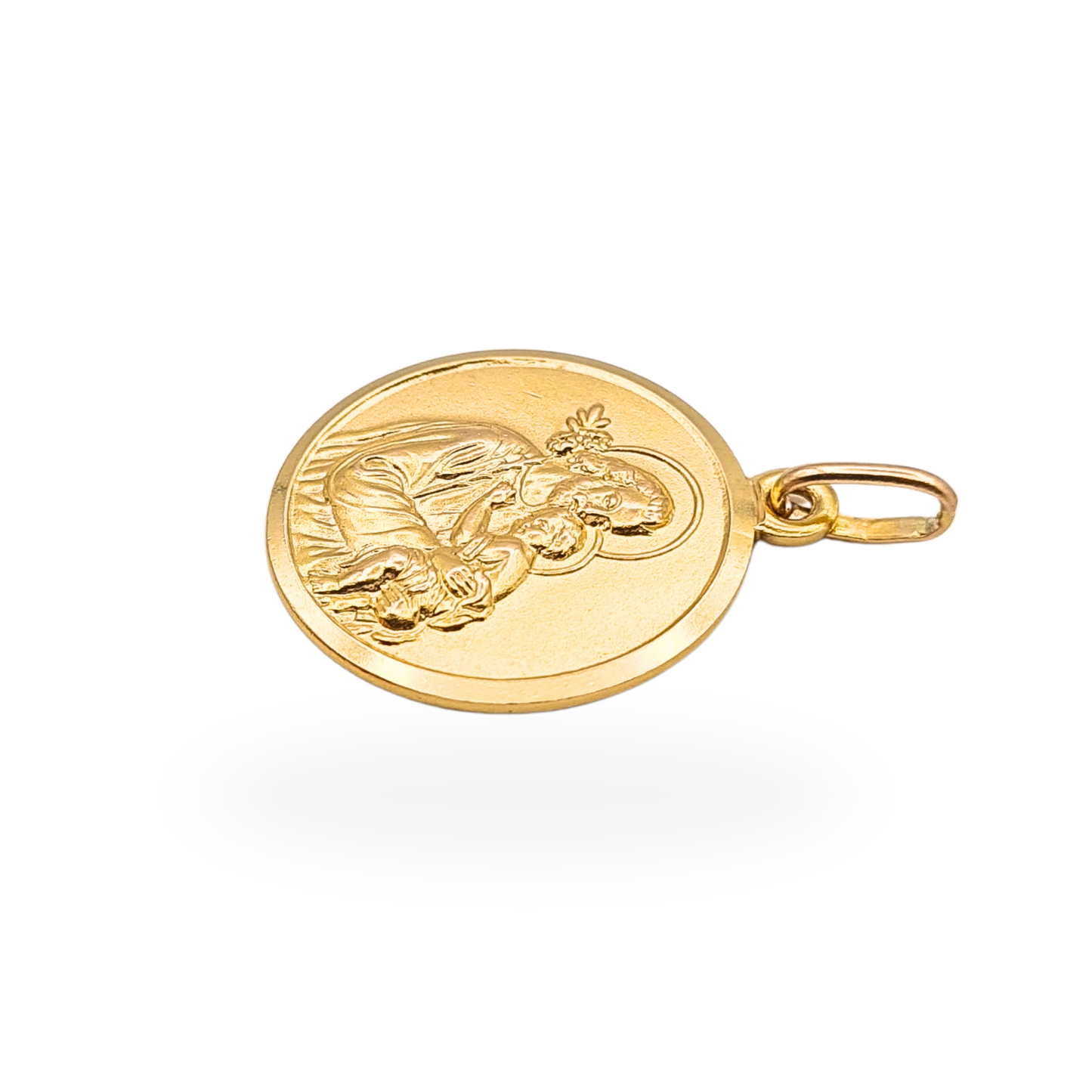 Quality 9ct Gold Saint Joseph Charm Pendant in Solid Gold