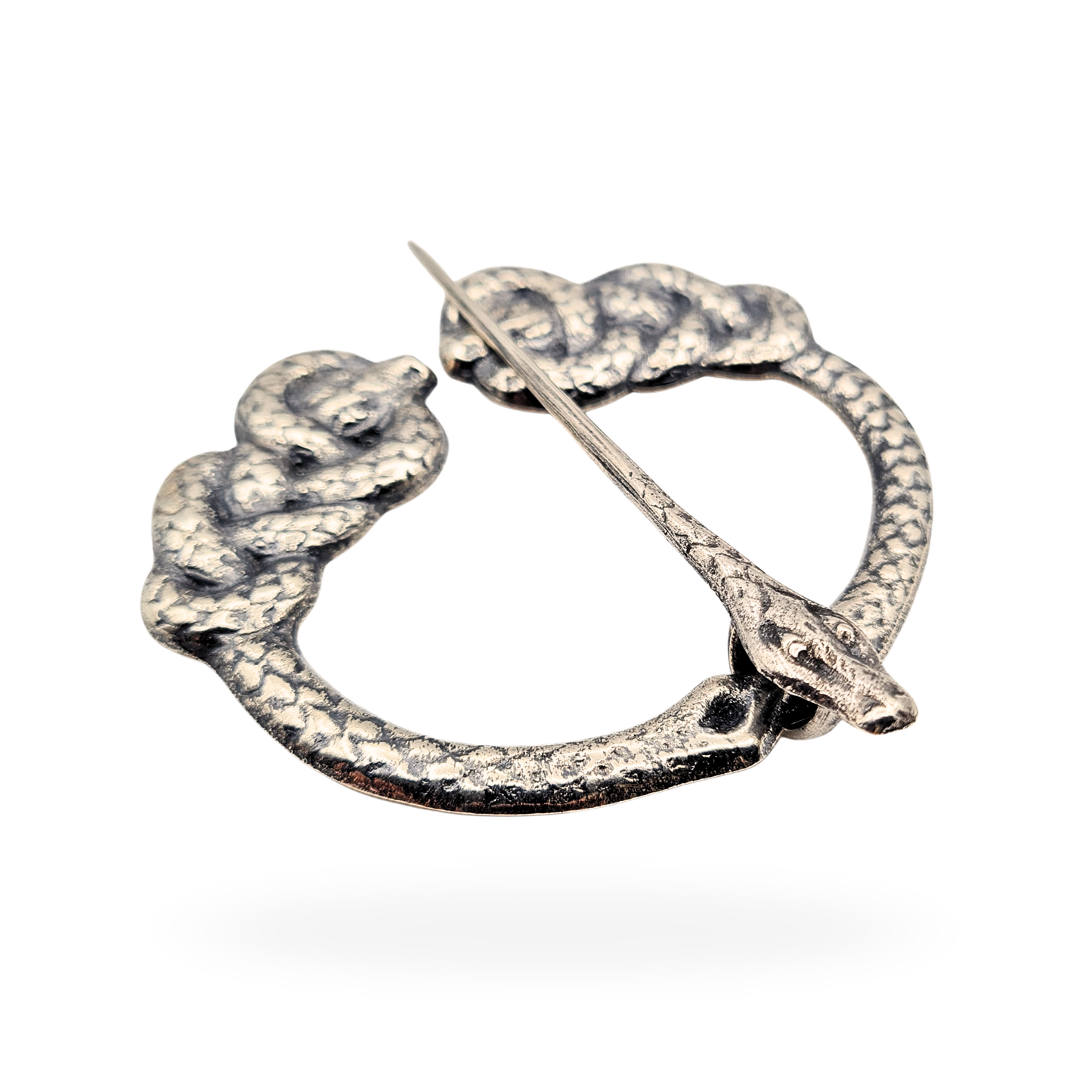 Silver Kilt Pin Alexander Ritchie Iona, Glasgow 1930, Serpent Design