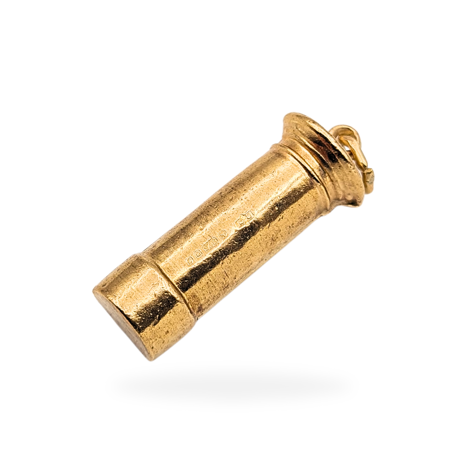 9ct Gold Post Box Charm 1.05g London 1980 Hallmarked