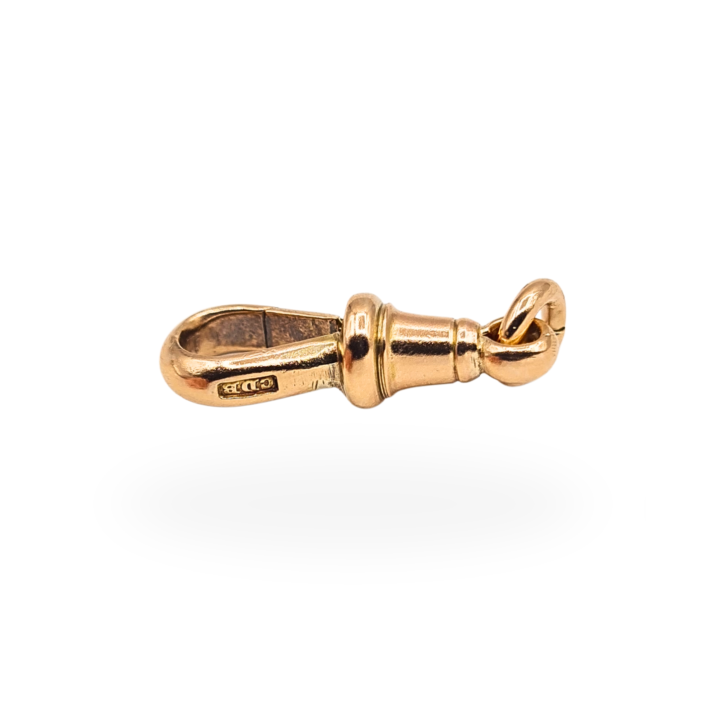 Quality 9ct Rose Gold Antique Albert Chain Dog Clip Stamped 375