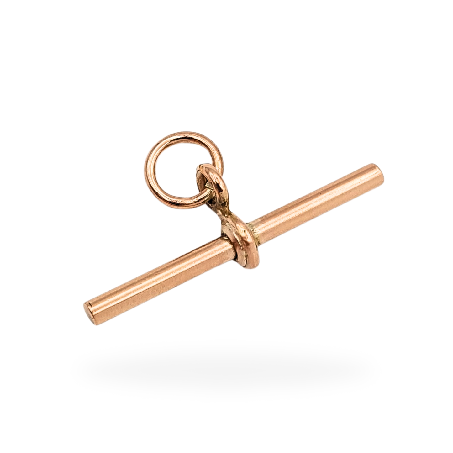 9ct Rose Gold Albert T-Bar, 31mm