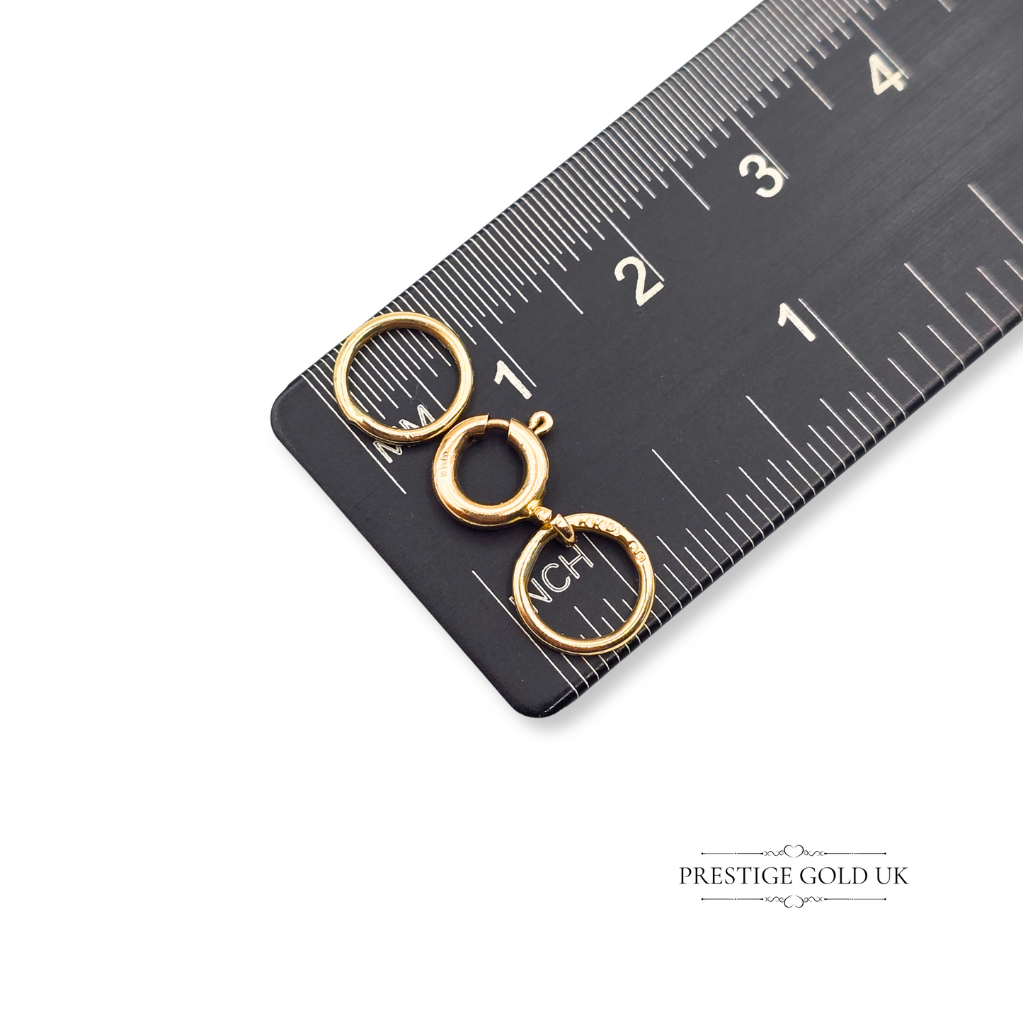 9ct Gold Jump Rings & Spring Ring (Bolt Ring) Clasp Set , DIY Jewellery Repairs