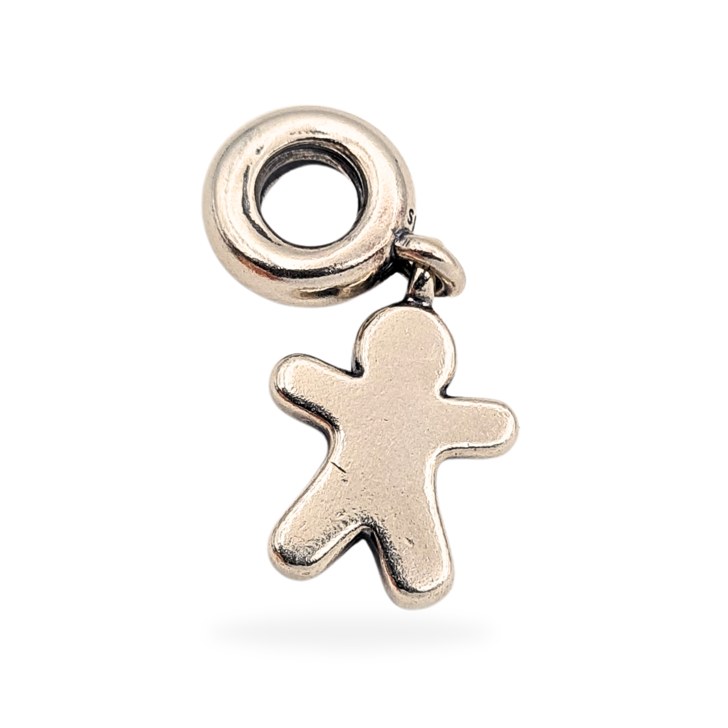 Pandora Silver Gingerbread Man Charm S925 ALE