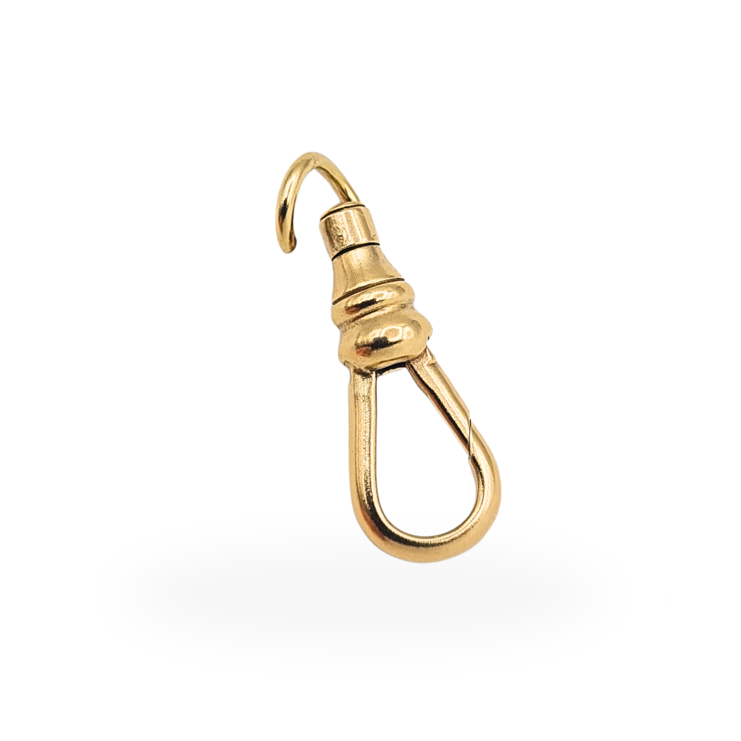 9ct Gold Vintage Albert Chain Dog Clip Clasp 22mm Yellow Gold Swivel Clip