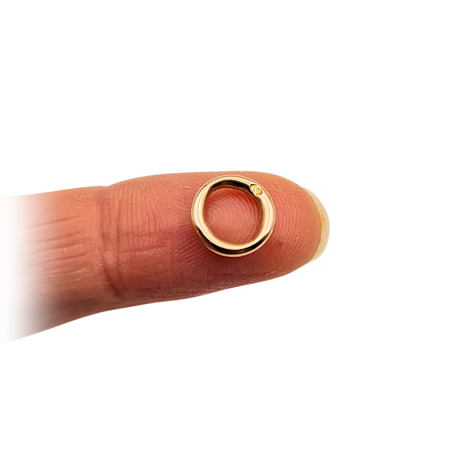 9ct Rose Gold Closed Jump Ring 9mm 1943