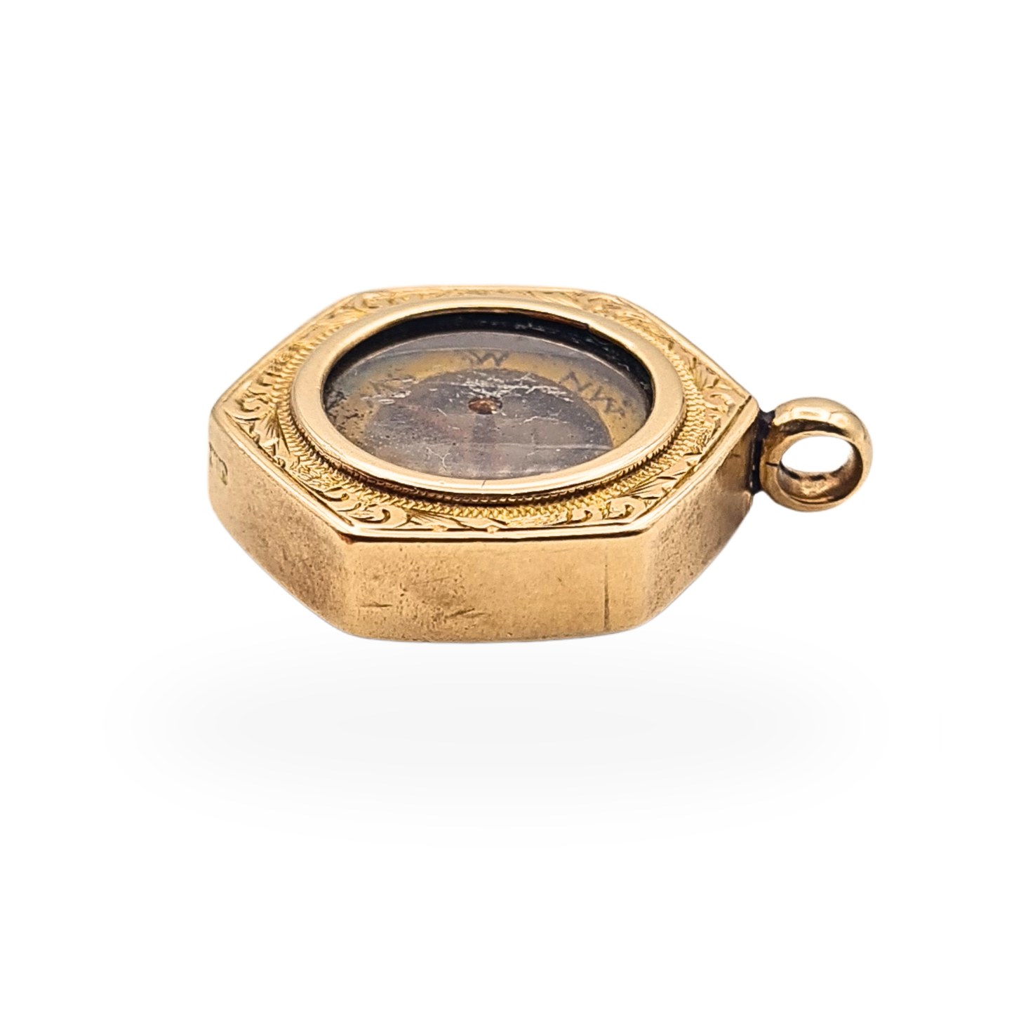 Antique 9ct Gold Compass Pendant Birmingham 1901 Hallmarked
