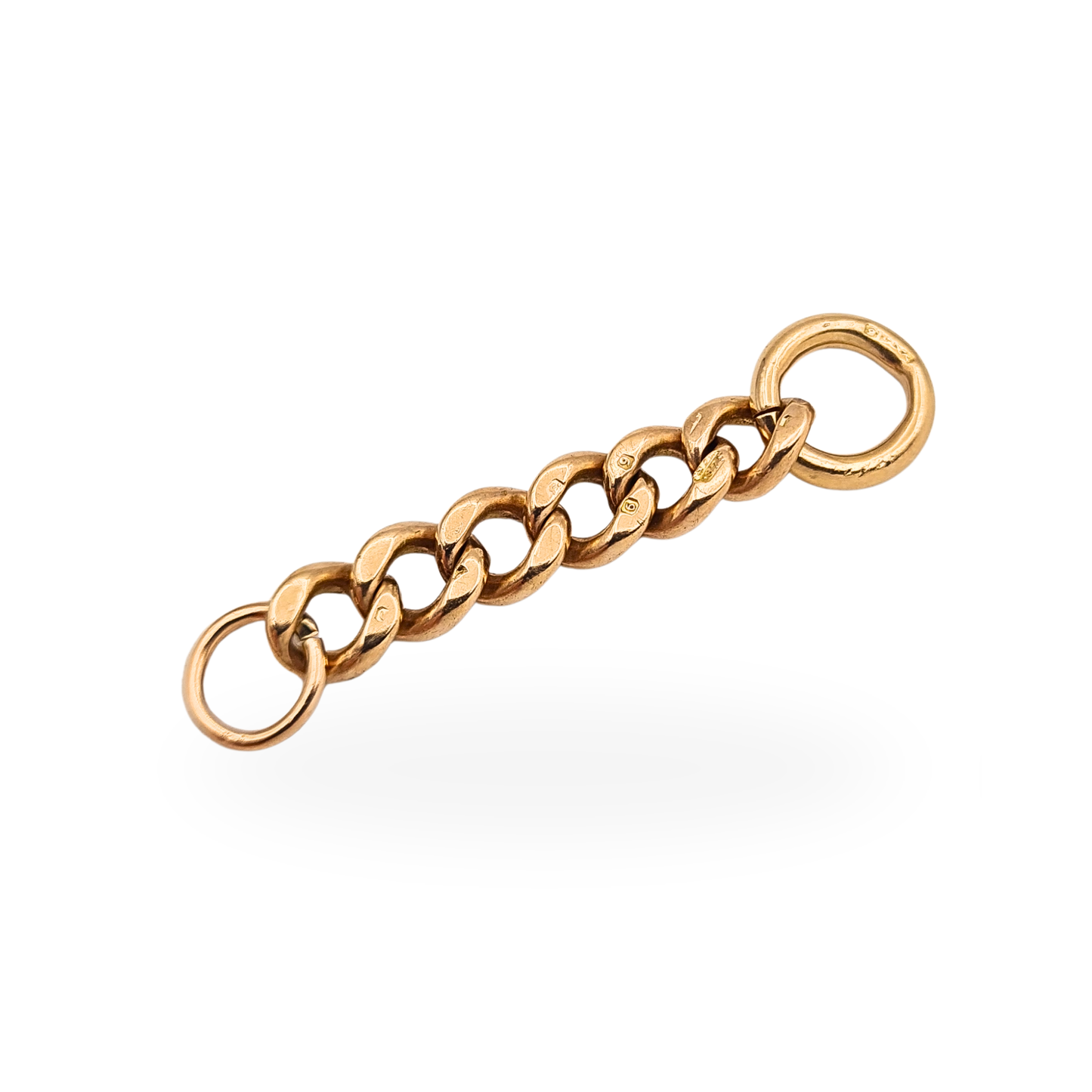 Solid 9ct Rose Gold Chain Extender Dropper 40mm