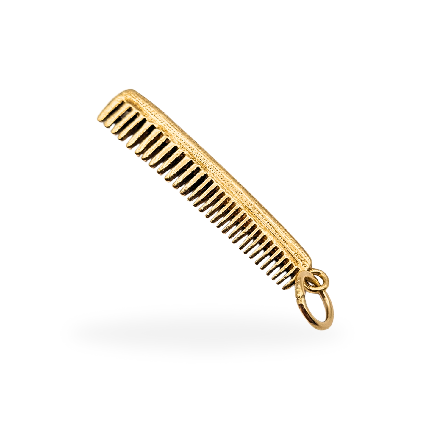 Large 9ct Gold Comb Pendant 4.1g London 1977 Hallmarked