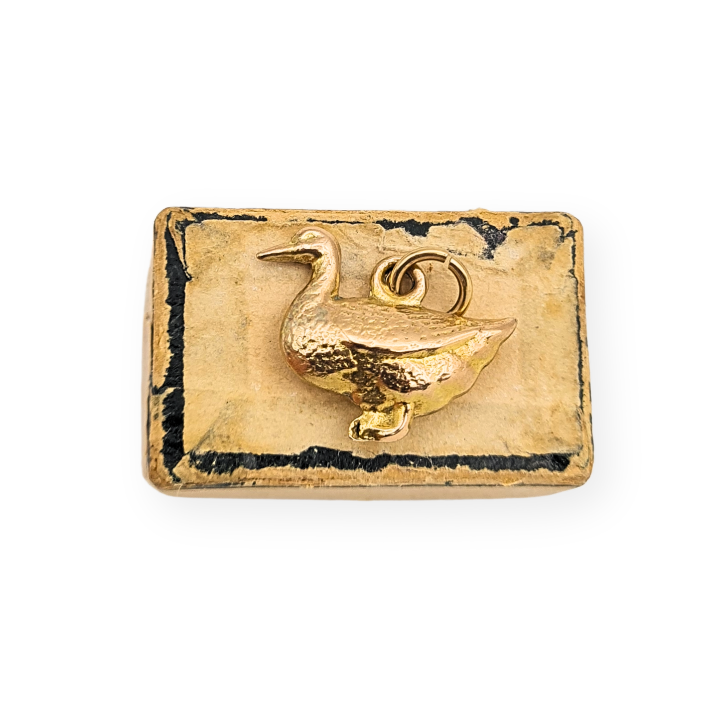 9ct Gold Duck Charm, Puffy Hollow
