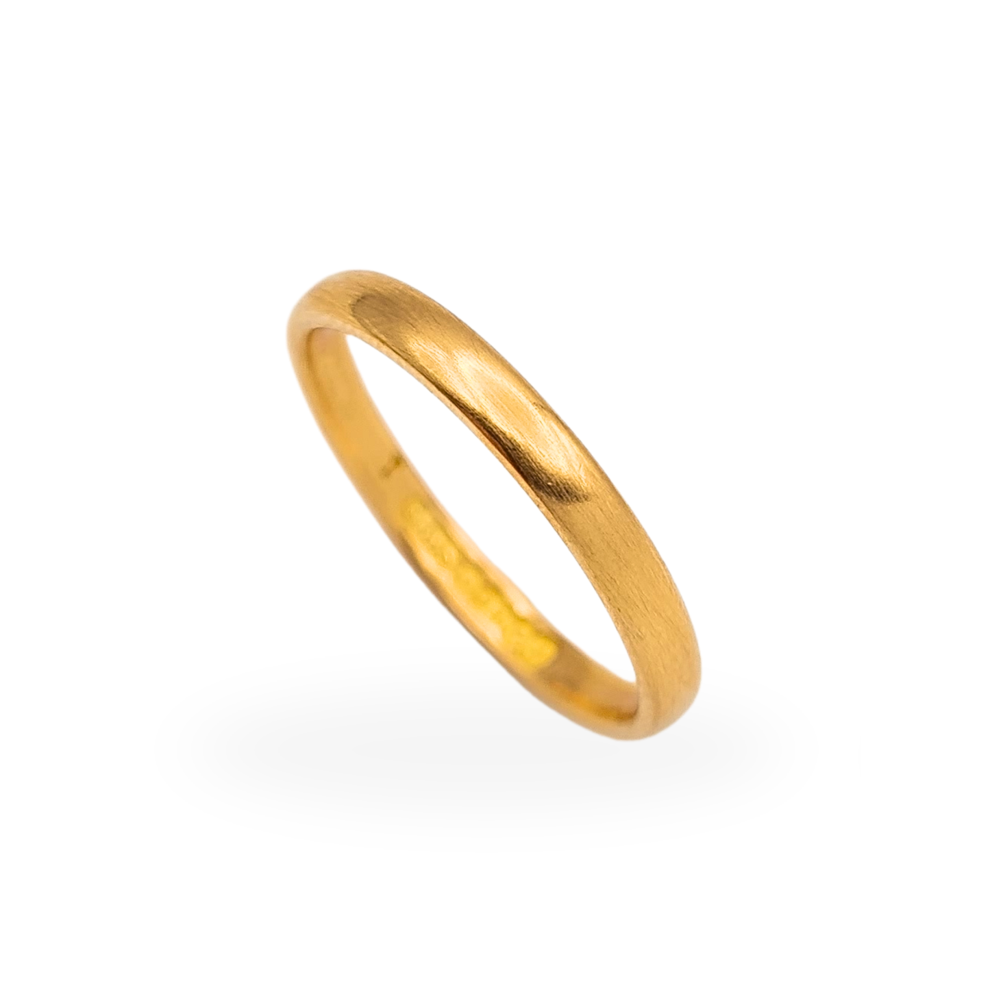 22ct Gold Wedding Band Ring 3g Birmingham 1975 Hallmarked UK O US 7.25